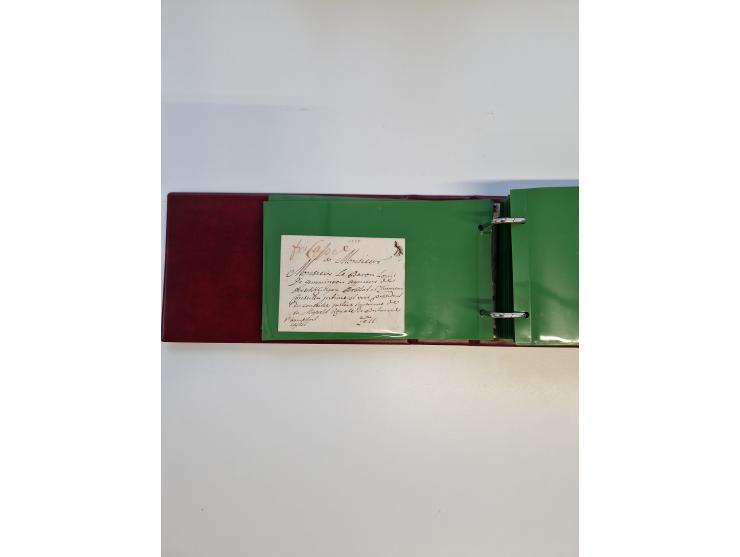 1750/1900 (ca.), Frankfurt am Main, reichhaltiger Sammlungsbestand mit rund 450 Belegen, dabei viele Postscheine der Brief- u