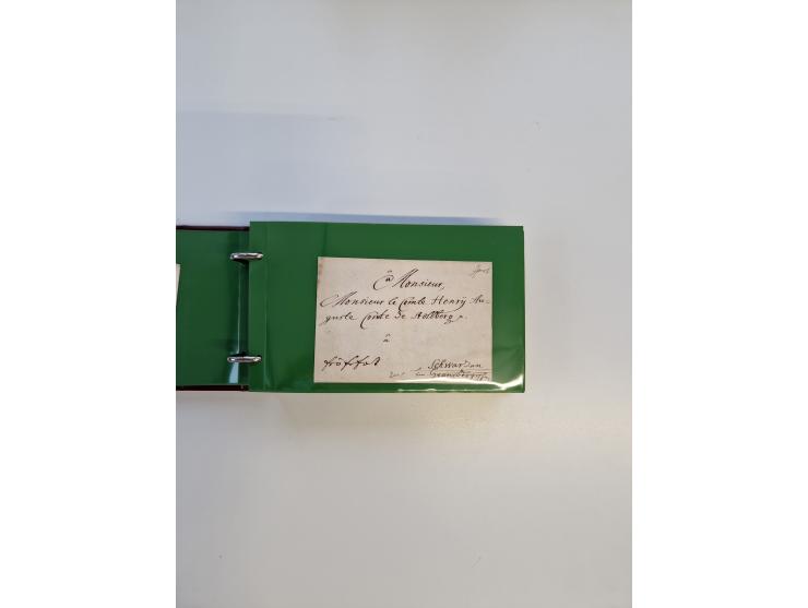 1750/1900 (ca.), Frankfurt am Main, reichhaltiger Sammlungsbestand mit rund 450 Belegen, dabei viele Postscheine der Brief- u