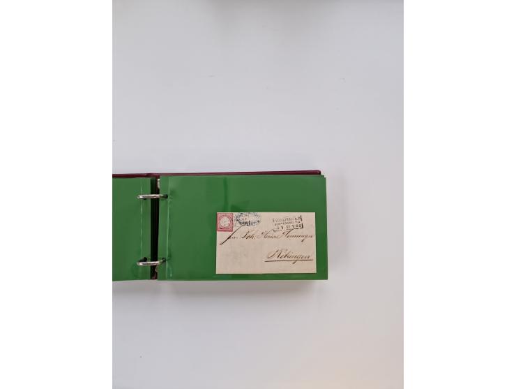 1750/1900 (ca.), Frankfurt am Main, reichhaltiger Sammlungsbestand mit rund 450 Belegen, dabei viele Postscheine der Brief- u