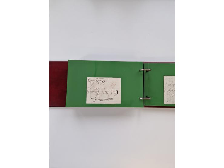 1750/1900 (ca.), Frankfurt am Main, reichhaltiger Sammlungsbestand mit rund 450 Belegen, dabei viele Postscheine der Brief- u