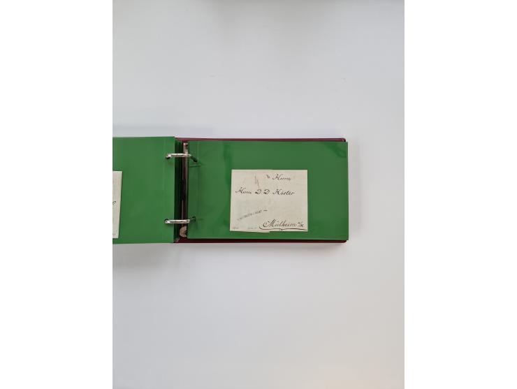 1750/1900 (ca.), Frankfurt am Main, reichhaltiger Sammlungsbestand mit rund 450 Belegen, dabei viele Postscheine der Brief- u