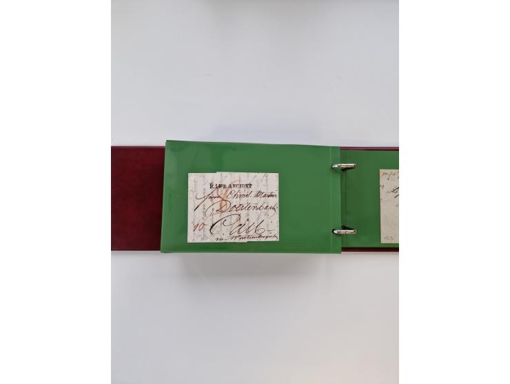 1750/1900 (ca.), Frankfurt am Main, reichhaltiger Sammlungsbestand mit rund 450 Belegen, dabei viele Postscheine der Brief- u