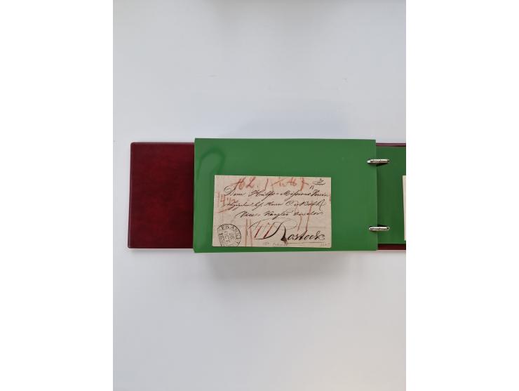 1750/1900 (ca.), Frankfurt am Main, reichhaltiger Sammlungsbestand mit rund 450 Belegen, dabei viele Postscheine der Brief- u