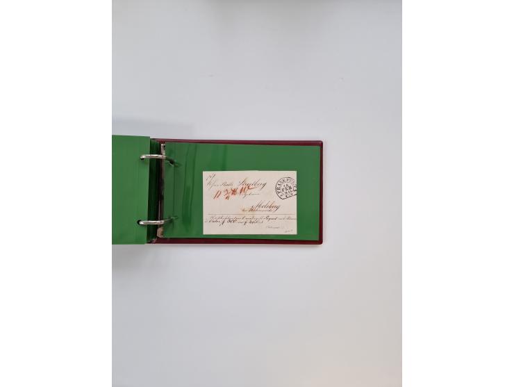 1750/1900 (ca.), Frankfurt am Main, reichhaltiger Sammlungsbestand mit rund 450 Belegen, dabei viele Postscheine der Brief- u