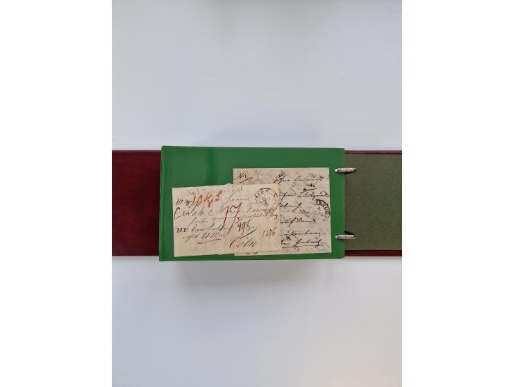 1750/1900 (ca.), Frankfurt am Main, reichhaltiger Sammlungsbestand mit rund 450 Belegen, dabei viele Postscheine der Brief- u