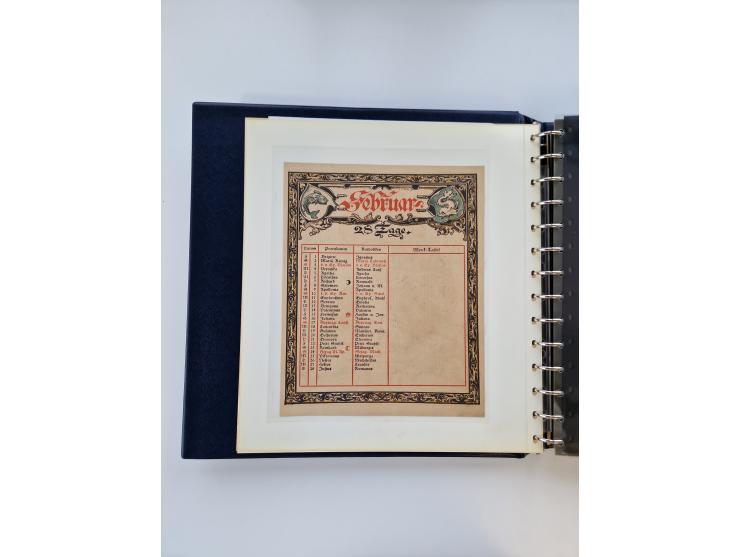 1750/1900 (ca.), Frankfurt am Main, reichhaltiger Sammlungsbestand mit rund 450 Belegen, dabei viele Postscheine der Brief- u