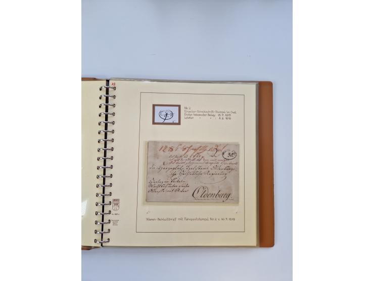 1750/1900 (ca.), Frankfurt am Main, reichhaltiger Sammlungsbestand mit rund 450 Belegen, dabei viele Postscheine der Brief- u