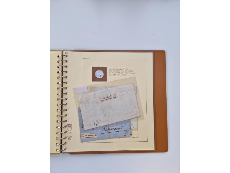 1750/1900 (ca.), Frankfurt am Main, reichhaltiger Sammlungsbestand mit rund 450 Belegen, dabei viele Postscheine der Brief- u