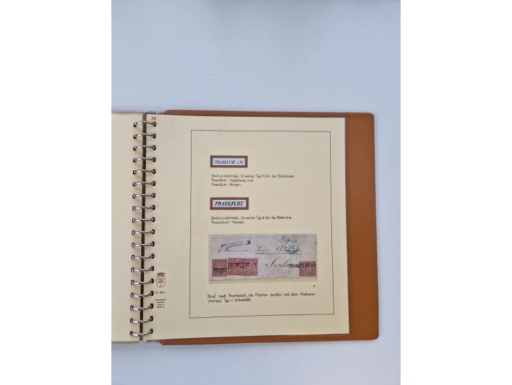 1750/1900 (ca.), Frankfurt am Main, reichhaltiger Sammlungsbestand mit rund 450 Belegen, dabei viele Postscheine der Brief- u