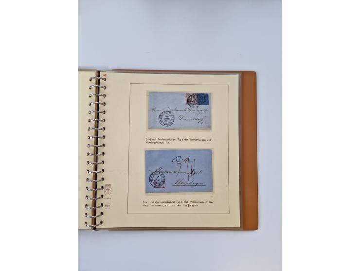 1750/1900 (ca.), Frankfurt am Main, reichhaltiger Sammlungsbestand mit rund 450 Belegen, dabei viele Postscheine der Brief- u