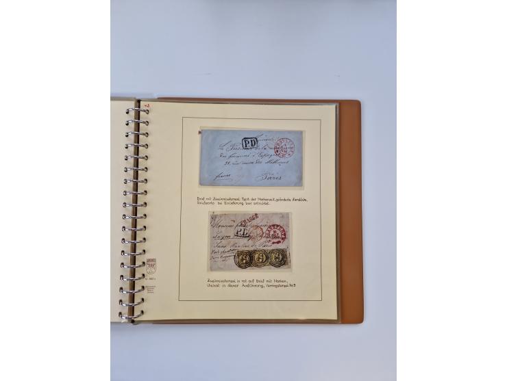 1750/1900 (ca.), Frankfurt am Main, reichhaltiger Sammlungsbestand mit rund 450 Belegen, dabei viele Postscheine der Brief- u