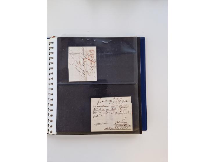 1750/1900 (ca.), Frankfurt am Main, reichhaltiger Sammlungsbestand mit rund 450 Belegen, dabei viele Postscheine der Brief- u