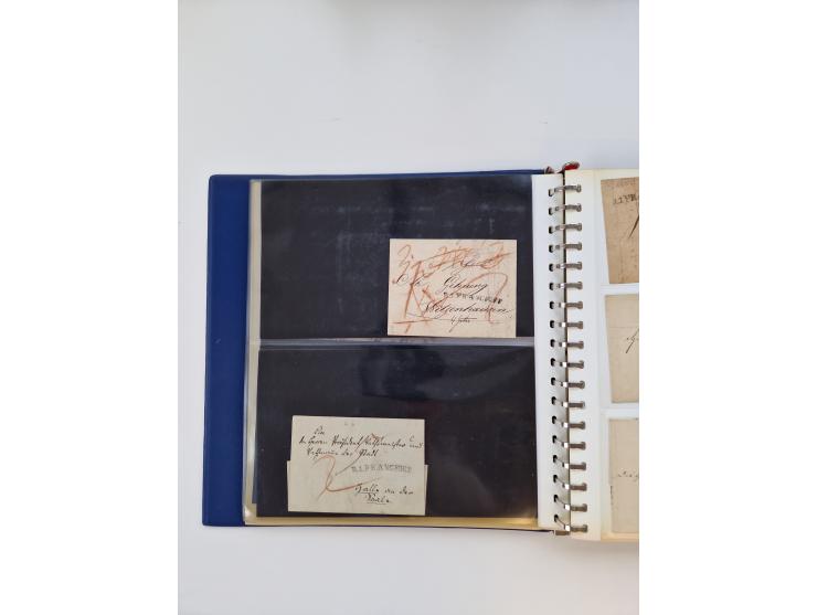1750/1900 (ca.), Frankfurt am Main, reichhaltiger Sammlungsbestand mit rund 450 Belegen, dabei viele Postscheine der Brief- u