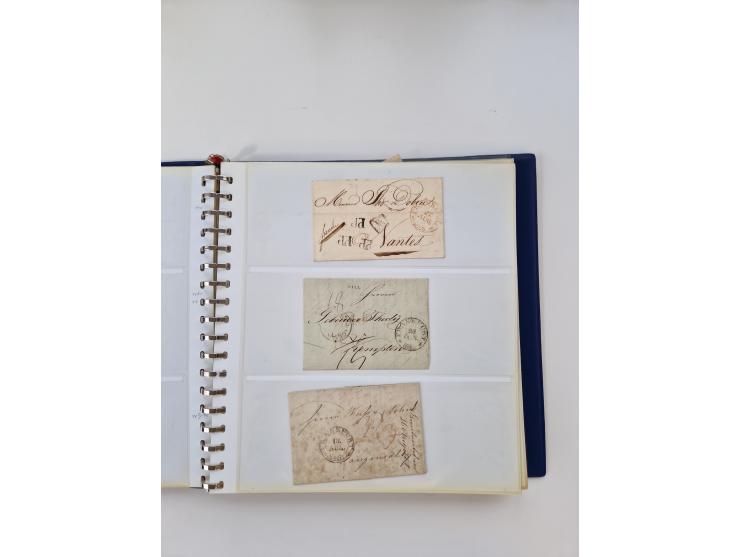 1750/1900 (ca.), Frankfurt am Main, reichhaltiger Sammlungsbestand mit rund 450 Belegen, dabei viele Postscheine der Brief- u