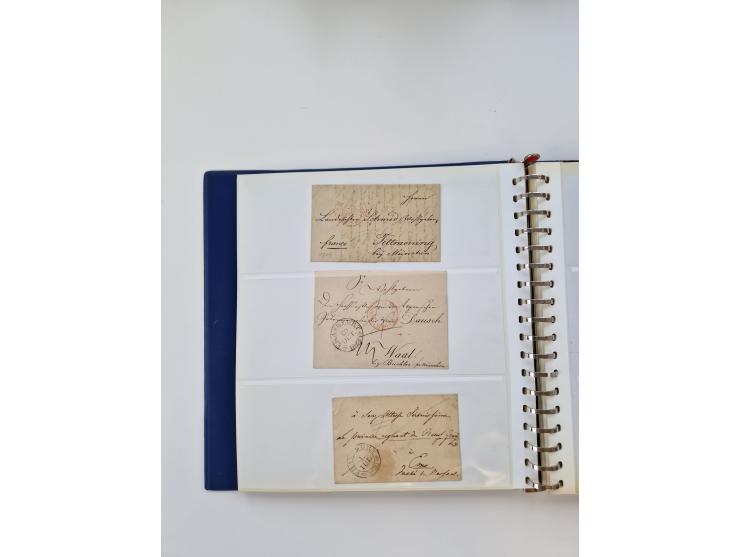 1750/1900 (ca.), Frankfurt am Main, reichhaltiger Sammlungsbestand mit rund 450 Belegen, dabei viele Postscheine der Brief- u