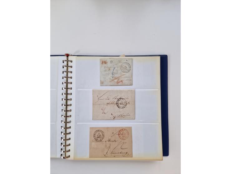 1750/1900 (ca.), Frankfurt am Main, reichhaltiger Sammlungsbestand mit rund 450 Belegen, dabei viele Postscheine der Brief- u