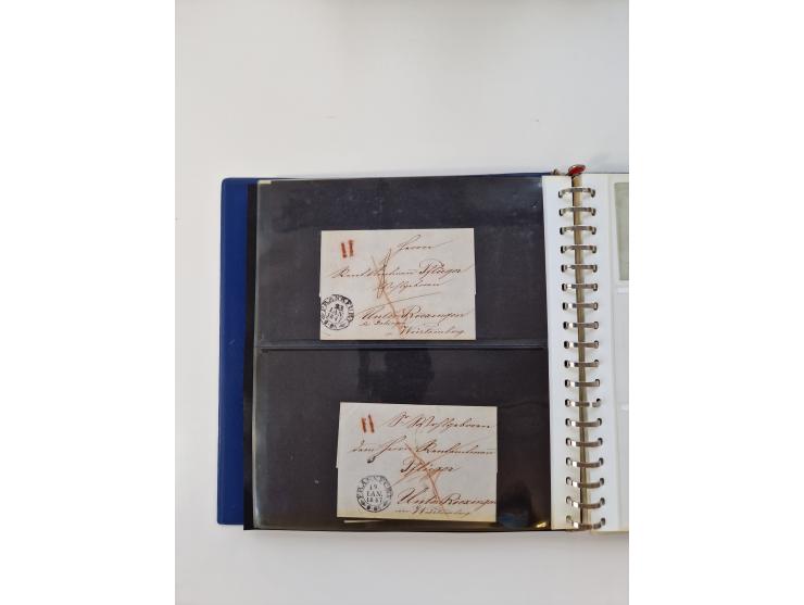 1750/1900 (ca.), Frankfurt am Main, reichhaltiger Sammlungsbestand mit rund 450 Belegen, dabei viele Postscheine der Brief- u