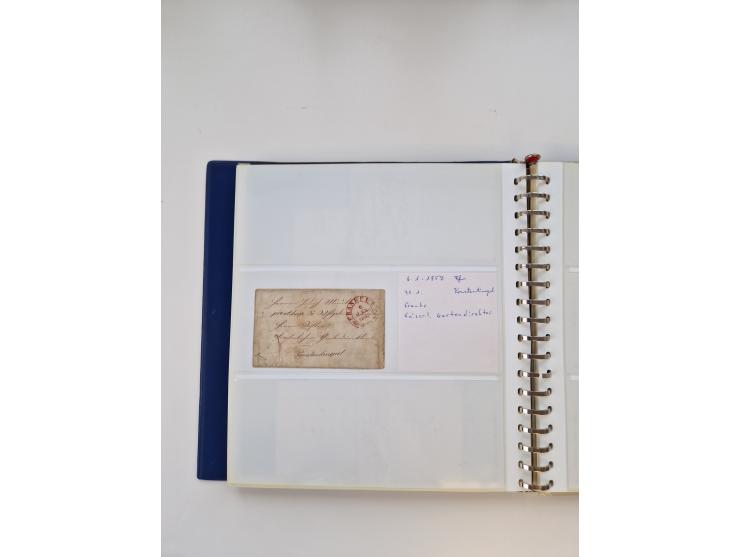 1750/1900 (ca.), Frankfurt am Main, reichhaltiger Sammlungsbestand mit rund 450 Belegen, dabei viele Postscheine der Brief- u