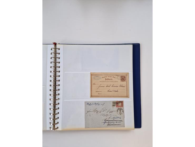 1750/1900 (ca.), Frankfurt am Main, reichhaltiger Sammlungsbestand mit rund 450 Belegen, dabei viele Postscheine der Brief- u