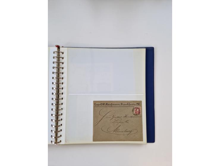 1750/1900 (ca.), Frankfurt am Main, reichhaltiger Sammlungsbestand mit rund 450 Belegen, dabei viele Postscheine der Brief- u