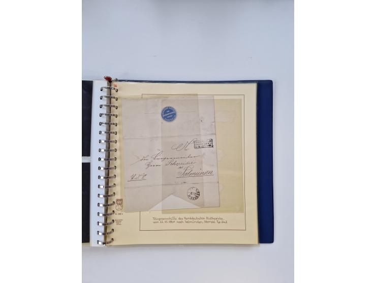 1750/1900 (ca.), Frankfurt am Main, reichhaltiger Sammlungsbestand mit rund 450 Belegen, dabei viele Postscheine der Brief- u