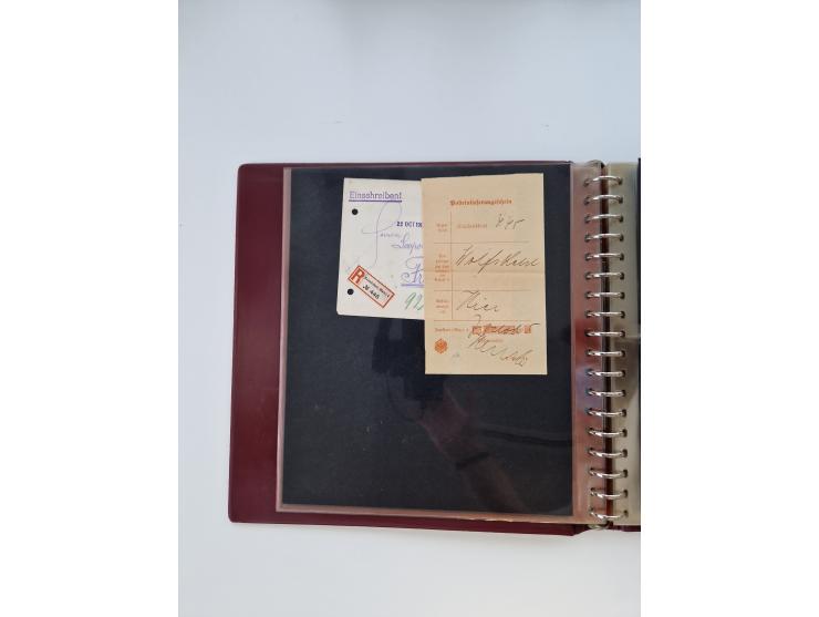 1750/1900 (ca.), Frankfurt am Main, reichhaltiger Sammlungsbestand mit rund 450 Belegen, dabei viele Postscheine der Brief- u