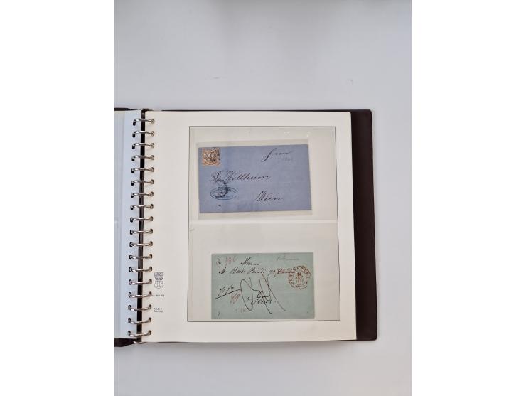 1750/1900 (ca.), Frankfurt am Main, reichhaltiger Sammlungsbestand mit rund 450 Belegen, dabei viele Postscheine der Brief- u