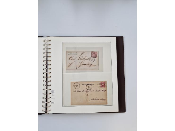 1750/1900 (ca.), Frankfurt am Main, reichhaltiger Sammlungsbestand mit rund 450 Belegen, dabei viele Postscheine der Brief- u