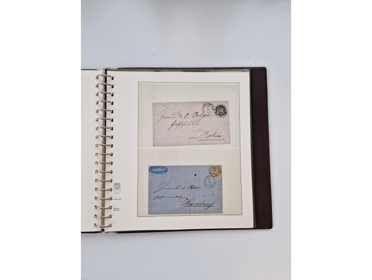 1750/1900 (ca.), Frankfurt am Main, reichhaltiger Sammlungsbestand mit rund 450 Belegen, dabei viele Postscheine der Brief- u