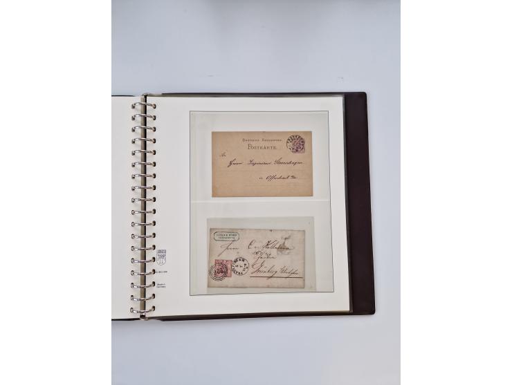 1750/1900 (ca.), Frankfurt am Main, reichhaltiger Sammlungsbestand mit rund 450 Belegen, dabei viele Postscheine der Brief- u