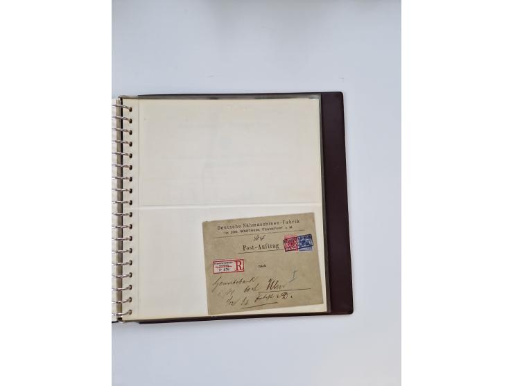 1750/1900 (ca.), Frankfurt am Main, reichhaltiger Sammlungsbestand mit rund 450 Belegen, dabei viele Postscheine der Brief- u