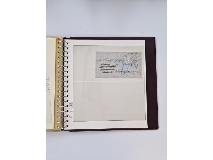 1750/1900 (ca.), Frankfurt am Main, reichhaltiger Sammlungsbestand mit rund 450 Belegen, dabei viele Postscheine der Brief- u