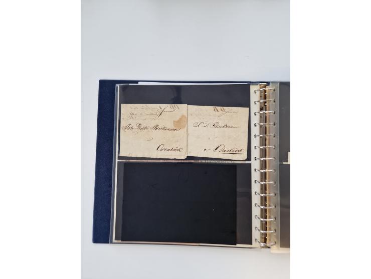 1750/1900 (ca.), Frankfurt am Main, reichhaltiger Sammlungsbestand mit rund 450 Belegen, dabei viele Postscheine der Brief- u