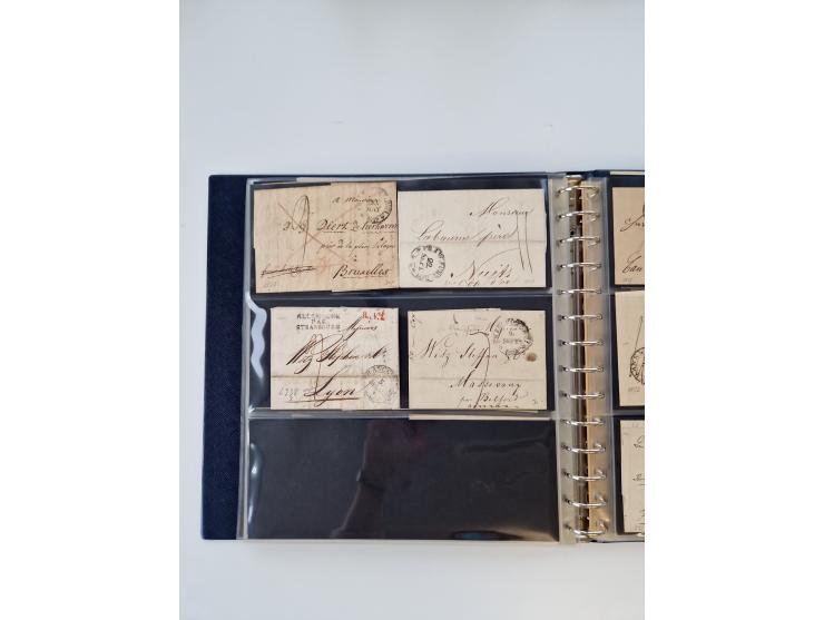 1750/1900 (ca.), Frankfurt am Main, reichhaltiger Sammlungsbestand mit rund 450 Belegen, dabei viele Postscheine der Brief- u