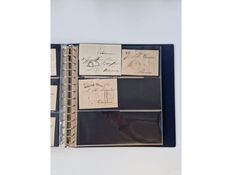 1750/1900 (ca.), Frankfurt am Main, reichhaltiger Sammlungsbestand mit rund 450 Belegen, dabei viele Postscheine der Brief- u