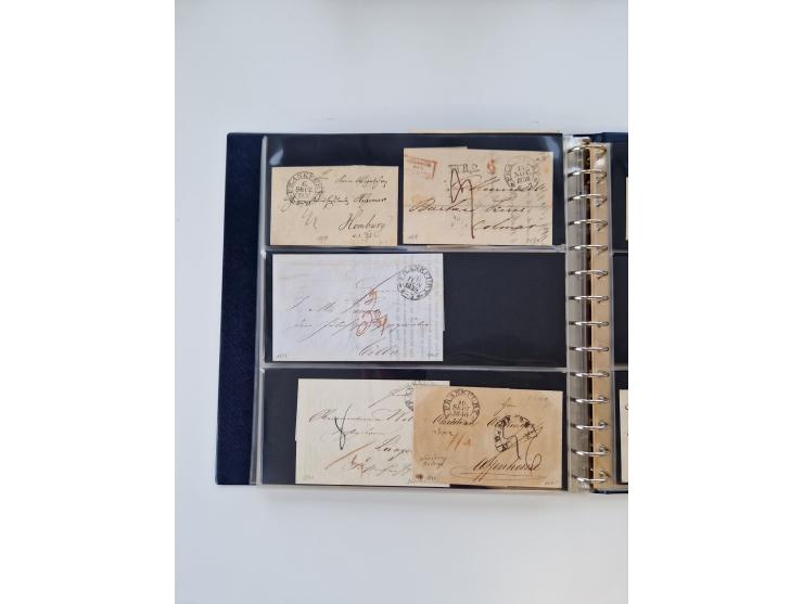 1750/1900 (ca.), Frankfurt am Main, reichhaltiger Sammlungsbestand mit rund 450 Belegen, dabei viele Postscheine der Brief- u