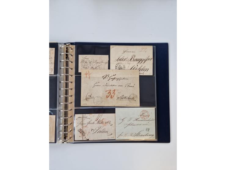 1750/1900 (ca.), Frankfurt am Main, reichhaltiger Sammlungsbestand mit rund 450 Belegen, dabei viele Postscheine der Brief- u