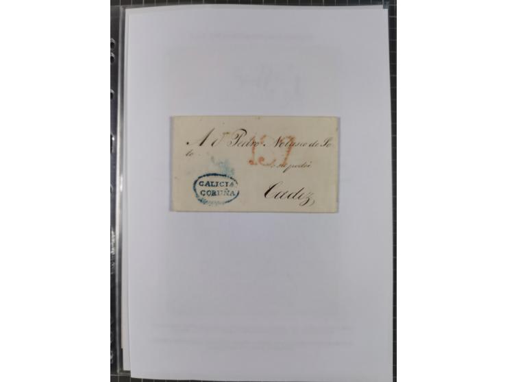 1770/1880 (ca.) Mail across the North Atlantic from-, to and via Cuba, exhibition collection with around 100 letters/letter s