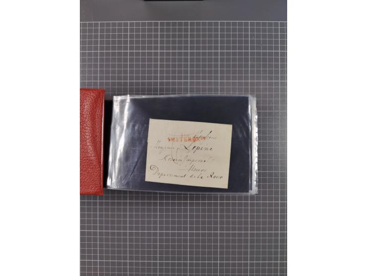 1850/67, kleiner Sammlungsbestand mit Marken, Briefstücken, Einheiten und rund 180 Briefen und Ganzsachen, dabei kleine Numme