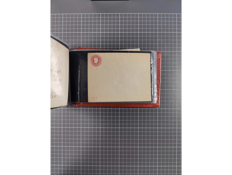 1850/67, kleiner Sammlungsbestand mit Marken, Briefstücken, Einheiten und rund 180 Briefen und Ganzsachen, dabei kleine Numme