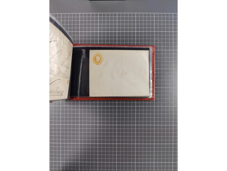 1850/67, kleiner Sammlungsbestand mit Marken, Briefstücken, Einheiten und rund 180 Briefen und Ganzsachen, dabei kleine Numme