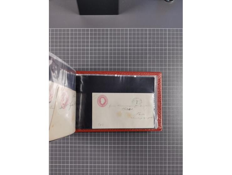 1850/67, kleiner Sammlungsbestand mit Marken, Briefstücken, Einheiten und rund 180 Briefen und Ganzsachen, dabei kleine Numme