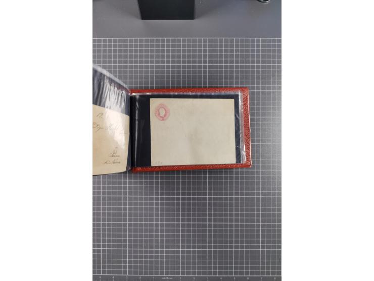 1850/67, kleiner Sammlungsbestand mit Marken, Briefstücken, Einheiten und rund 180 Briefen und Ganzsachen, dabei kleine Numme