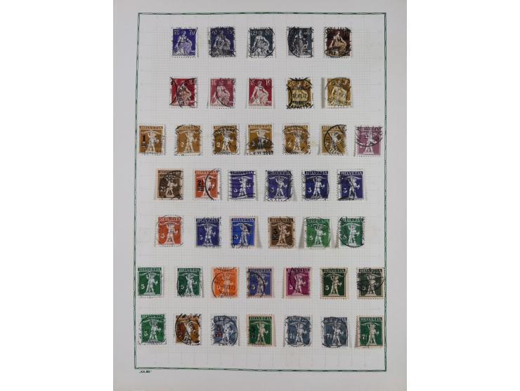 1850/2015 (ca.), gestempelter Sammlungsbestand mit u.a. Mi.5 II, 7 I, 17 Ia, etc., einige Atteste und Befunde