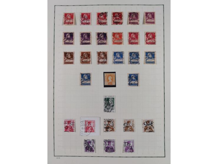 1850/2015 (ca.), gestempelter Sammlungsbestand mit u.a. Mi.5 II, 7 I, 17 Ia, etc., einige Atteste und Befunde