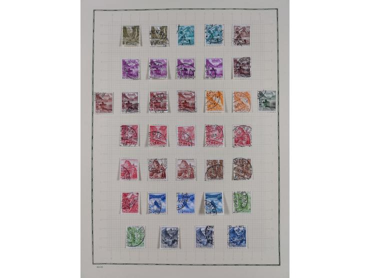 1850/2015 (ca.), gestempelter Sammlungsbestand mit u.a. Mi.5 II, 7 I, 17 Ia, etc., einige Atteste und Befunde