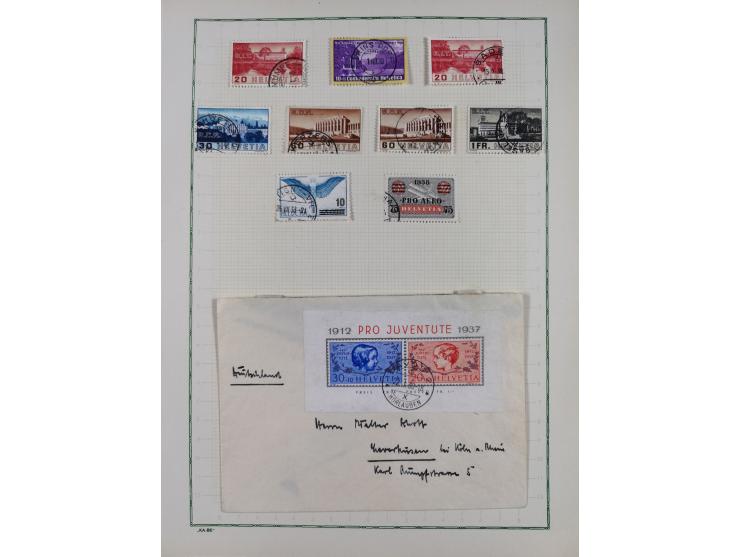 1850/2015 (ca.), gestempelter Sammlungsbestand mit u.a. Mi.5 II, 7 I, 17 Ia, etc., einige Atteste und Befunde