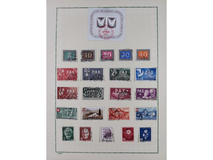 1850/2015 (ca.), gestempelter Sammlungsbestand mit u.a. Mi.5 II, 7 I, 17 Ia, etc., einige Atteste und Befunde