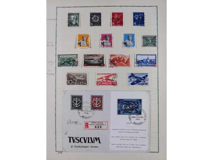 1850/2015 (ca.), gestempelter Sammlungsbestand mit u.a. Mi.5 II, 7 I, 17 Ia, etc., einige Atteste und Befunde