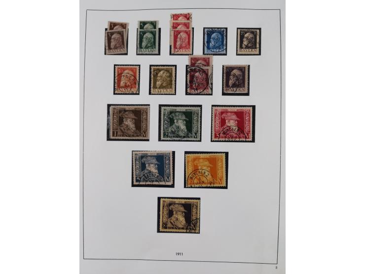 Baden bis Württemberg, interessante, meist ungebrauchte und gestempelte Sammlung inkl. einigen Doubletten mit einigen Briefen